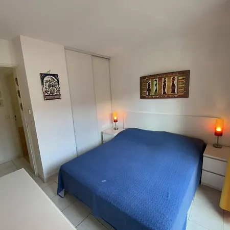 Magnan 2p-piscine, Clim, Parking 아파트 니스